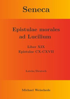 Cover Seneca - Epistulae morales ad Lucilium - Liber XIX Epistulae CX-CXVII
