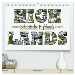 Schottische Highlands (hochwertiger Premium Wandkalender 2025 DIN A2 quer), Kunstdruck in Hochglanz