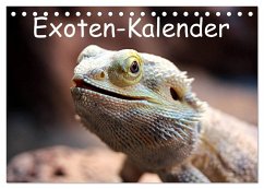 Exoten-Kalender (Tischkalender 2025 DIN A5 quer), CALVENDO Monatskalender - Witkowski, Bernd