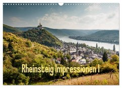 Rheinsteig Impressionen I (Wandkalender 2025 DIN A3 quer), CALVENDO Monatskalender