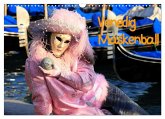 Venedig Maskenball (Wandkalender 2025 DIN A3 quer), CALVENDO Monatskalender