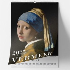 Vermeer. Wandkalender 2025 - Vermeer, Johannes