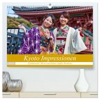 Kyoto Impressionen (hochwertiger Premium Wandkalender 2025 DIN A2 quer), Kunstdruck in Hochglanz