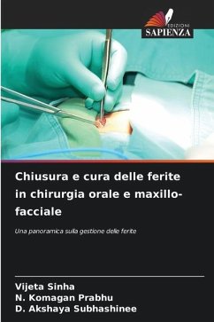 Chiusura e cura delle ferite in chirurgia orale e maxillo-facciale - Sinha, Vijeta;PRABHU, N. KOMAGAN;Subhashinee, D. Akshaya