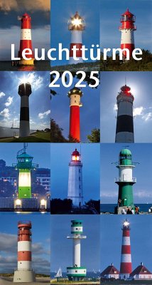 Leuchttürme 2025. 3-Monats-Tischkalender - Menges, René