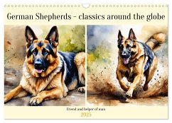 German Shepherds - classics around the globe (Wall Calendar 2025 DIN A3 landscape), CALVENDO 12 Month Wall Calendar - Kleemann, Claudia