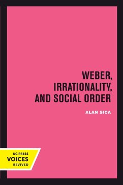Cover Weber, Irrationality, and Social Order (eBook, PDF)