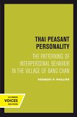 Thai Peasant Personality (eBook, ePUB)