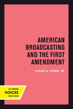 Cover American Broadcasting and the First Amendment (eBook, PDF)