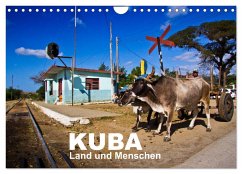 KUBA - Land und Menschen (Wandkalender 2025 DIN A4 quer), CALVENDO Monatskalender