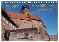 Burgen & Schlösser im Odenwald (Wandkalender 2025 DIN A4 quer), CALVENDO Monatskalender