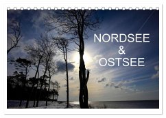 Nordsee & Ostsee (Tischkalender 2025 DIN A5 quer), CALVENDO Monatskalender