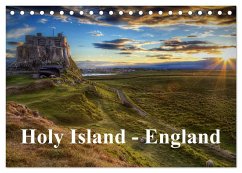 Holy Island - England (Tischkalender 2025 DIN A5 quer), CALVENDO Monatskalender - Calvendo;TJPhotography