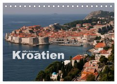 Kroatien (Tischkalender 2025 DIN A5 quer), CALVENDO Monatskalender - Calvendo;Schickert, Peter
