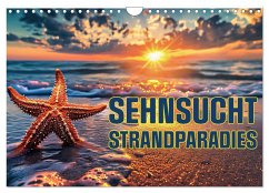 Sehnsucht Strandparadies (Wandkalender 2025 DIN A4 quer), CALVENDO Monatskalender