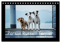 Parson Russell Terrier (Tischkalender 2025 DIN A5 quer), CALVENDO Monatskalender - Calvendo;Köntopp, Kathrin