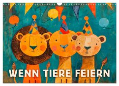 Wenn Tiere feiern (Wandkalender 2025 DIN A3 quer), CALVENDO Monatskalender - Calvendo;Krätschmer, Erich