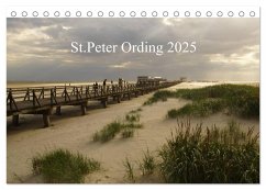 St. Peter Ording 2025 (Tischkalender 2025 DIN A5 quer), CALVENDO Monatskalender - Calvendo;Bussenius, Beate