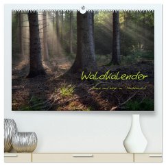 Waldkalender (hochwertiger Premium Wandkalender 2025 DIN A2 quer), Kunstdruck in Hochglanz