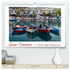 Gran Canaria - Puerto Mogan/Maspalomas (hochwertiger Premium Wandkalender 2025 DIN A2 quer), Kunstdruck in Hochglanz