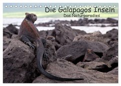 Die Galapagos Inseln - Das Naturparadies (Tischkalender 2025 DIN A5 quer), CALVENDO Monatskalender