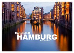 Hansestadt Hamburg (Wandkalender 2025 DIN A2 quer), CALVENDO Monatskalender