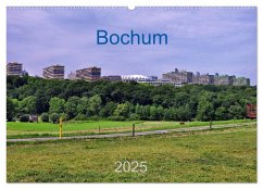 Bochum / Geburtstagskalender (Wandkalender 2025 DIN A2 quer), CALVENDO Monatskalender
