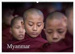 Myanmar 2025 (Wandkalender 2025 DIN A2 quer), CALVENDO Monatskalender