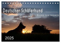 Deutscher Schäferhund / CH-Version (Tischkalender 2025 DIN A5 quer), CALVENDO Monatskalender - Calvendo;Schiller, Petra