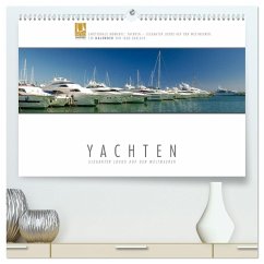 Emotionale Momente: Yachten - eleganter Luxus auf den Weltmeeren (hochwertiger Premium Wandkalender 2025 DIN A2 quer), Kunstdruck in Hochglanz