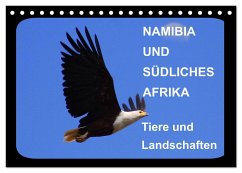 Namibia und Südliches Afrika - Tiere und Landschaften (Tischkalender 2025 DIN A5 quer), CALVENDO Monatskalender