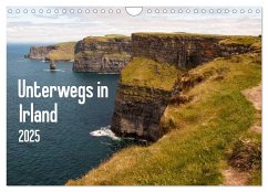 Unterwegs in Irland (Wandkalender 2025 DIN A4 quer), CALVENDO Monatskalender