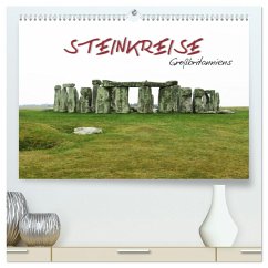 Steinkreise Großbritanniens (hochwertiger Premium Wandkalender 2025 DIN A2 quer), Kunstdruck in Hochglanz