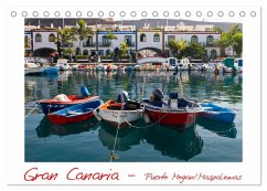 Gran Canaria - Puerto Mogan/Maspalomas (Tischkalender 2025 DIN A5 quer), CALVENDO Monatskalender