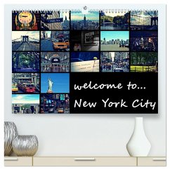 welcome to New York City (hochwertiger Premium Wandkalender 2025 DIN A2 quer), Kunstdruck in Hochglanz