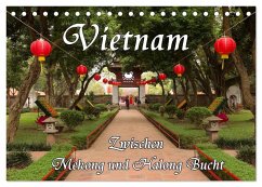 Vietnam - Zwischen Mekong und Halong Bucht (Tischkalender 2025 DIN A5 quer), CALVENDO Monatskalender - Calvendo;Seifert, Birgit