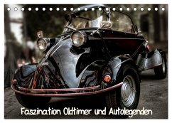 Faszination Oldtimer und Autolegenden (Tischkalender 2025 DIN A5 quer), CALVENDO Monatskalender