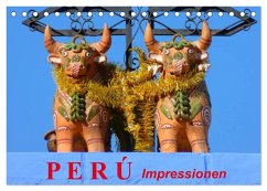 Perú. Impressionen (Tischkalender 2025 DIN A5 quer), CALVENDO Monatskalender