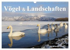Vögel & Landschaften (Wandkalender 2025 DIN A3 quer), CALVENDO Monatskalender