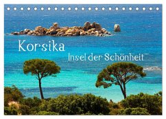 Korsika Insel der Schönheit (Tischkalender 2025 DIN A5 quer), CALVENDO Monatskalender