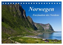 Norwegen - Faszination des Nordens (Tischkalender 2025 DIN A5 quer), CALVENDO Monatskalender - Calvendo;Ergler, Anja