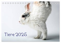 Tiere 2025 (Tischkalender 2025 DIN A5 quer), CALVENDO Monatskalender