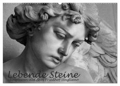 Lebende Steine - Skulpturen auf dem Friedhof Staglieno (Wandkalender 2025 DIN A2 quer), CALVENDO Monatskalender - Calvendo;Kügler, Antje