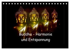 Buddha - Harmonie und Entspannung (Tischkalender 2025 DIN A5 quer), CALVENDO Monatskalender - Calvendo;Axon und Claudia Burlager, Julia