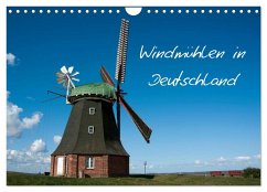 Windmühlen in Deutschland (Wandkalender 2025 DIN A4 quer), CALVENDO Monatskalender