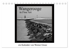 Wangerooge in Fine Art (Tischkalender 2025 DIN A5 quer), CALVENDO Monatskalender