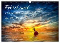 Friesland - verzauberte Landschaft an der Nordsee / CH-Version (Wandkalender 2025 DIN A3 quer), CALVENDO Monatskalender