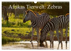 Afrikas Tierwelt: Zebras (Wandkalender 2025 DIN A3 quer), CALVENDO Monatskalender