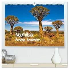 Namibia - Schöne Ansichten (hochwertiger Premium Wandkalender 2025 DIN A2 quer), Kunstdruck in Hochglanz - Calvendo;Paszkowsky, Ingo