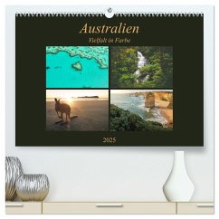 Australien - Farbige Vielfalt (hochwertiger Premium Wandkalender 2025 DIN A2 quer), Kunstdruck in Hochglanz - Calvendo;Wasilewski, Martin